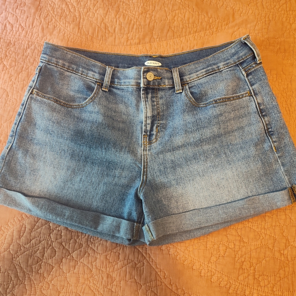 Denim shorts